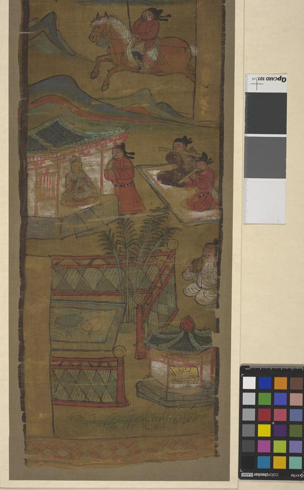 图片[7]-banner; painting; 幡(Chinese); 繪畫(Chinese) BM-1919-0101-0.92-China Archive